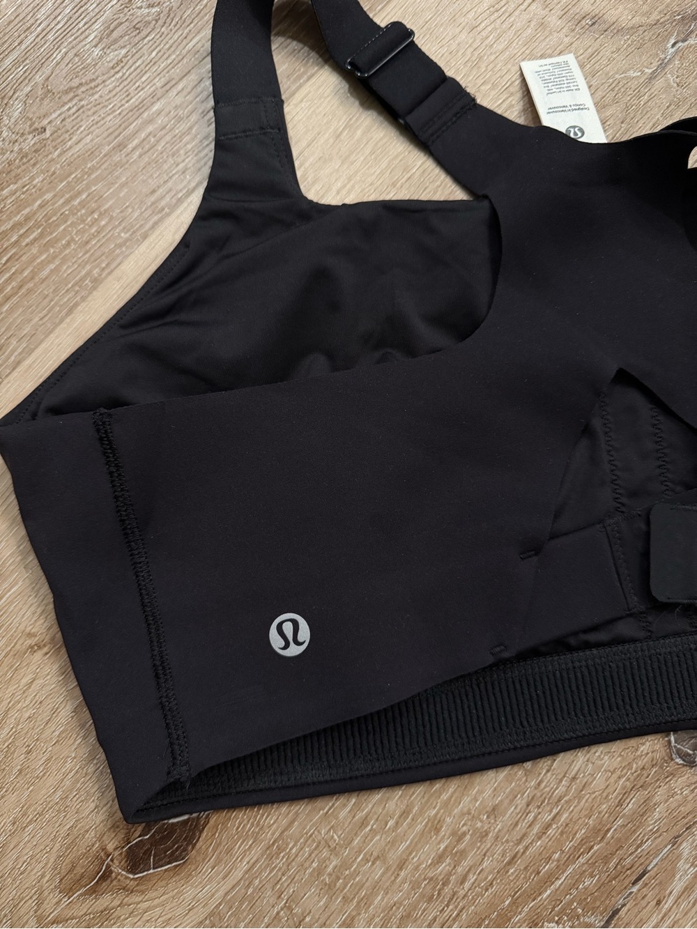 lululemon athletica Black Seamless Sports Bra